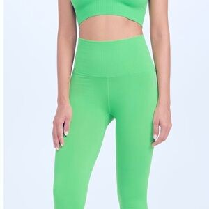 Free People Lime Green Women's High-Rise Leggings